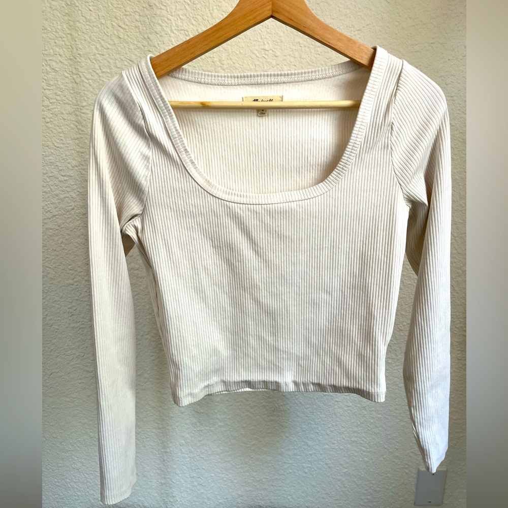 Madewell Scoop Neck Top - Size Medium